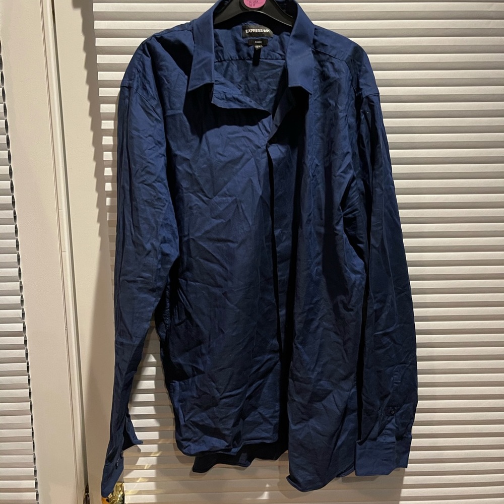 Express classic fit button down XXL